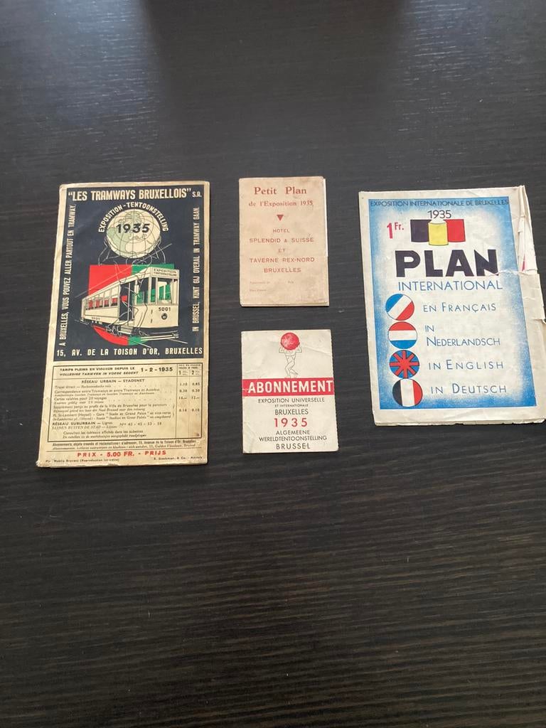 Expo Bxl 1935, Collections, Enlèvement ou Envoi, Utilisé