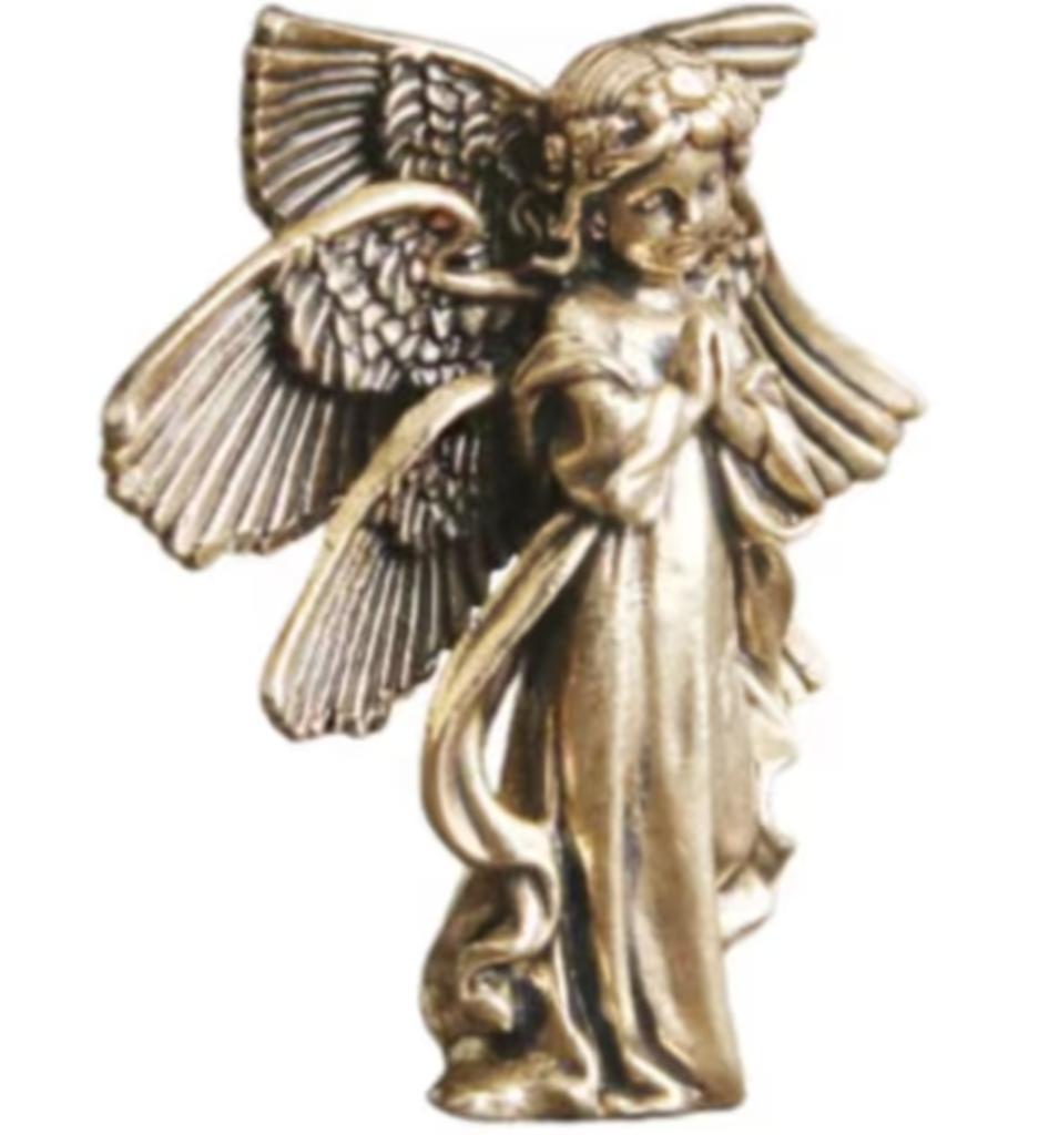 Massief messing beeldje Seraphim (5cm hoog), Enlèvement ou Envoi, Neuf
