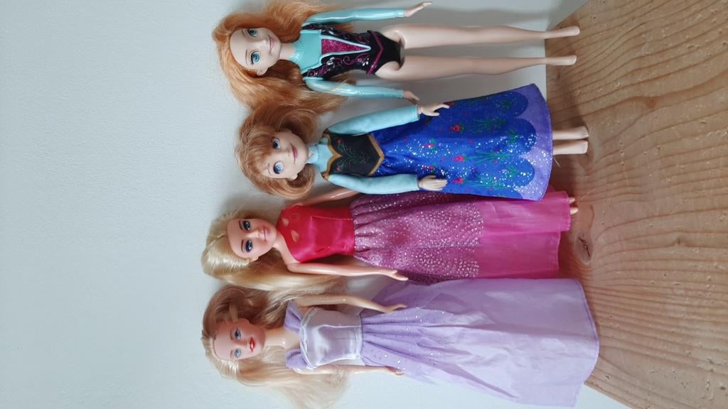 Modelpoppen Disney, Barbie, Action Man, Sindy 9 stuks, Ophalen, Gebruikt, Barbie
