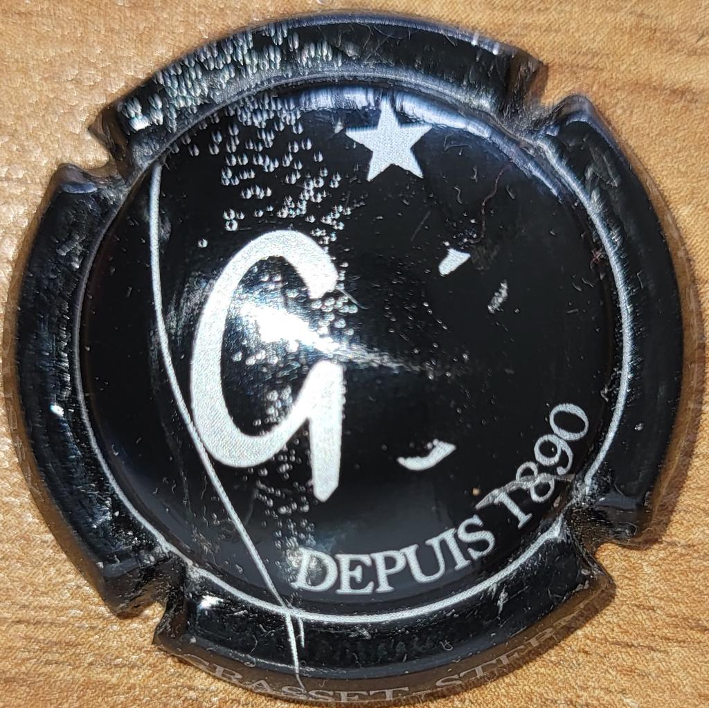 Capsule Champagne GRASSET-STERN noir & argent nr.05x *FAUTÉ*, Enlèvement ou Envoi, Neuf, France, Champagne