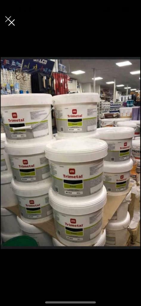 peinture  primaire trimetal 10lt  primaire 71,97€, Ophalen, Nieuw, Verf