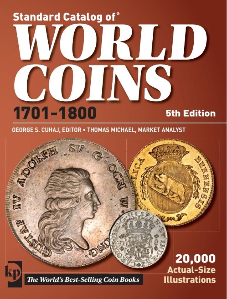 Wereldcatalogus munten 1701-1800 Versie 5e editie, Postzegels en Munten, Ophalen of Verzenden