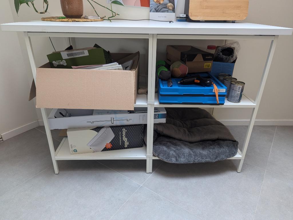 Keukeneiland ENHET, Huis en Inrichting, Ophalen, Gebruikt, 100 tot 150 cm, Wit