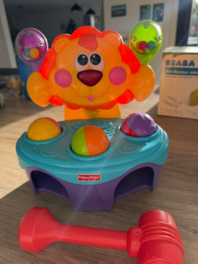 Muzikale leeuw Fisher Price, Kinderen en Baby's, Ophalen, Zo goed als nieuw