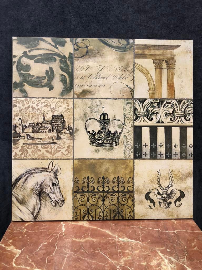 Wanddecoratie / wandpaneel 90 x 90 cm, Ophalen