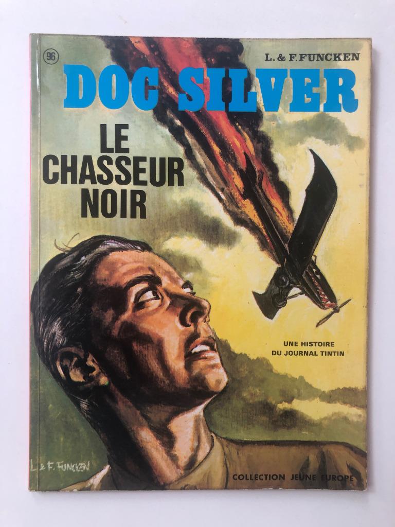 EO 1974 Jeune Europe 96 - Doc Silver Chasseur noir + Capitan, Eén stripboek, L. et F. Funcken, Ophalen, Gelezen