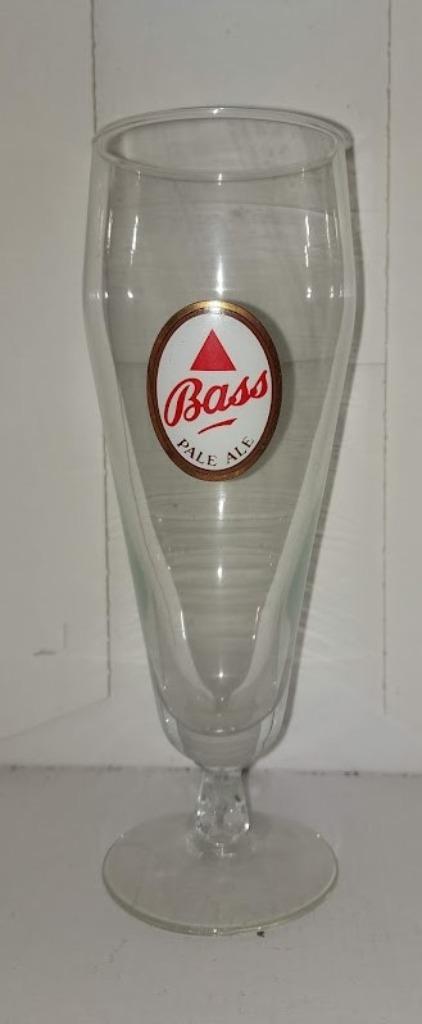 ZES Prachtige echte oude BASS PALE ALE glazen., Enlèvement, Comme neuf, Verre ou Verres, Autres marques