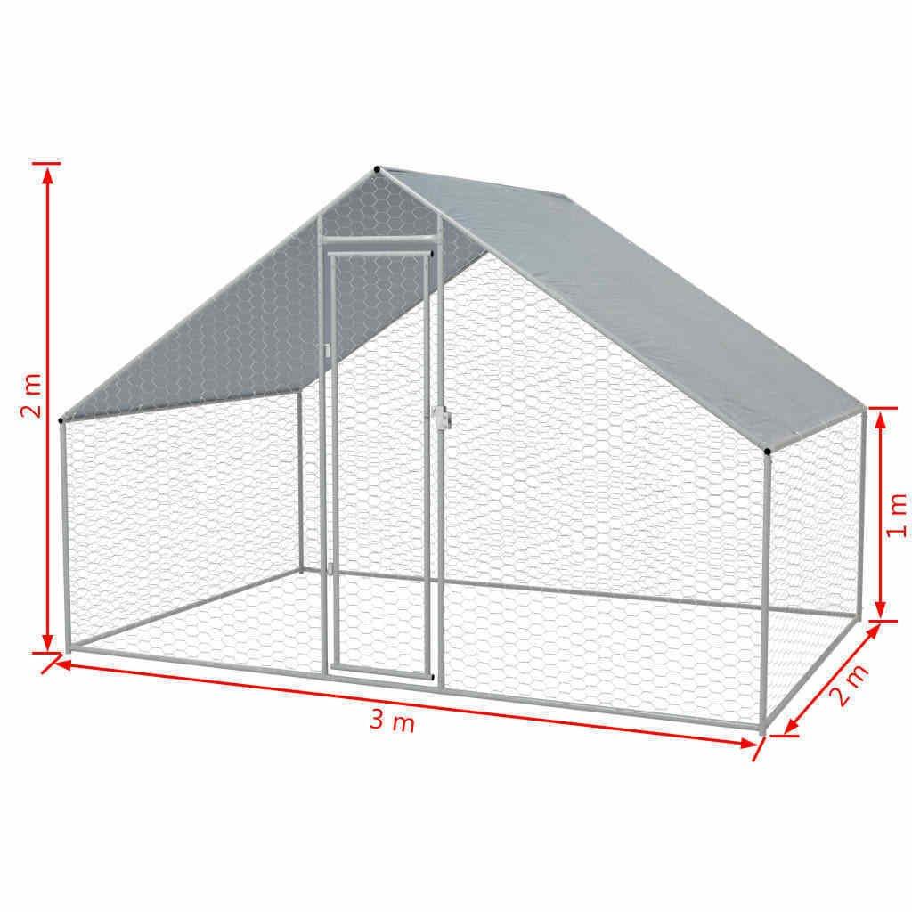 kippenren tegen vossen , kippen ren 3 x 2x 2, Dieren en Toebehoren, Pluimvee | Toebehoren, Ophalen of Verzenden