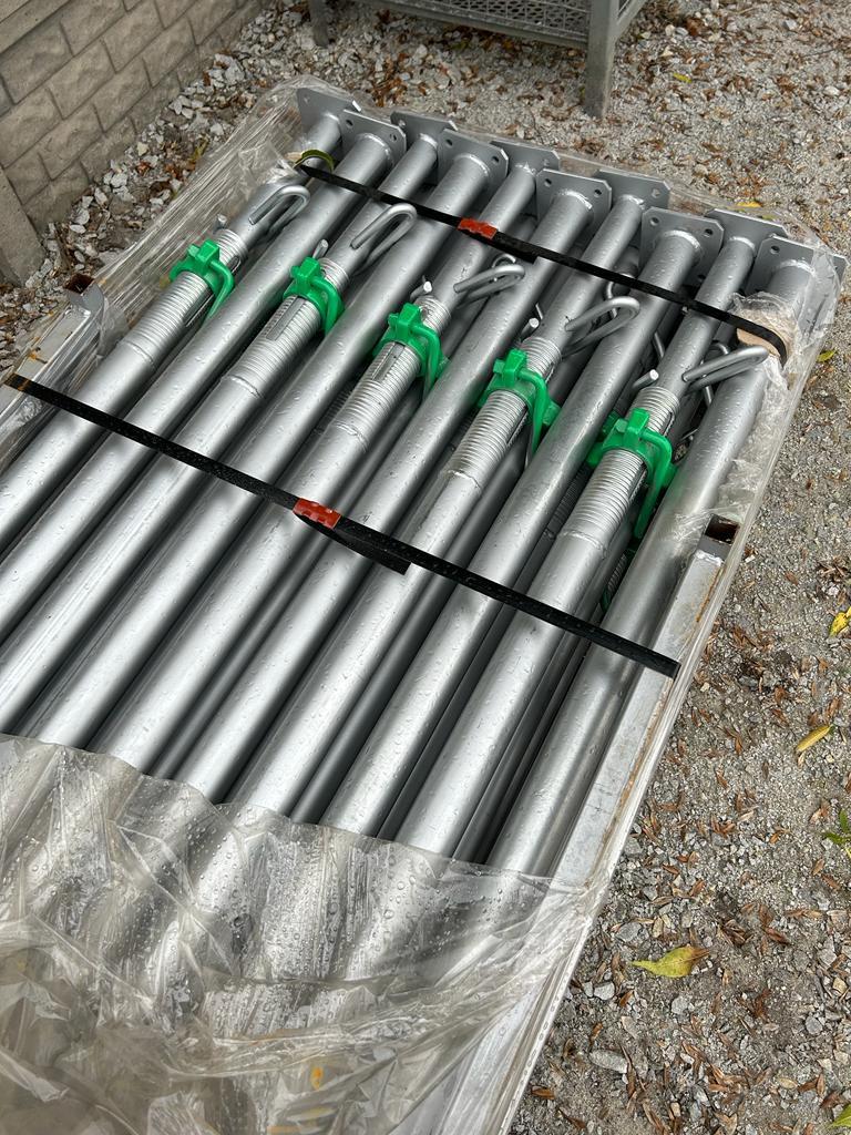 50 x Bouwstempels 20kN - gegalvaniseerde 3,0 m, Bricolage & Construction, Échafaudages, Envoi, Neuf, Autres types, 2 à 5 mètres