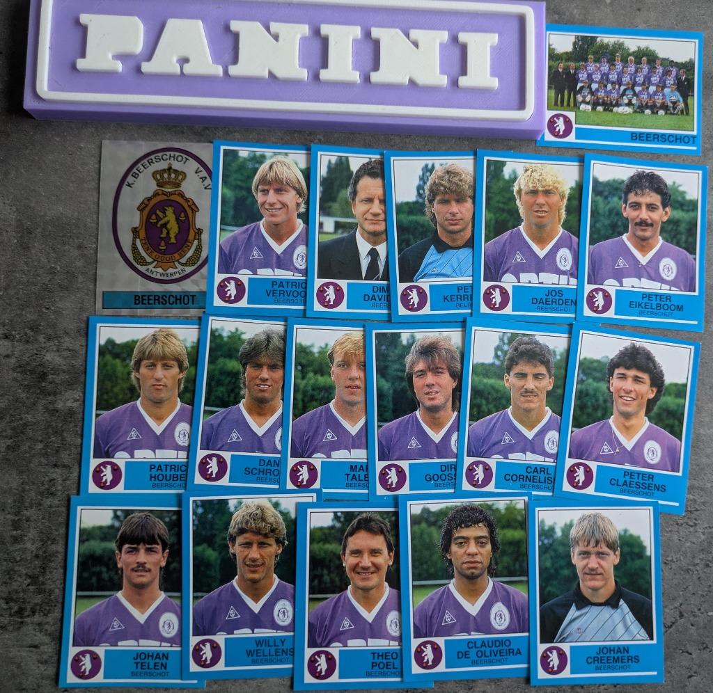 PANINI FOOTBALL 87 BEERSCHOT  18 STICKERS 1987, Verzenden, Nieuw