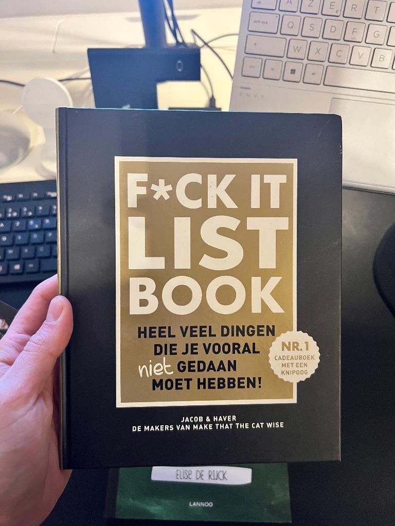 F*CK-it list book - NIEUW, Jacob & Haver, Overige typen, Nieuw, Ophalen of Verzenden