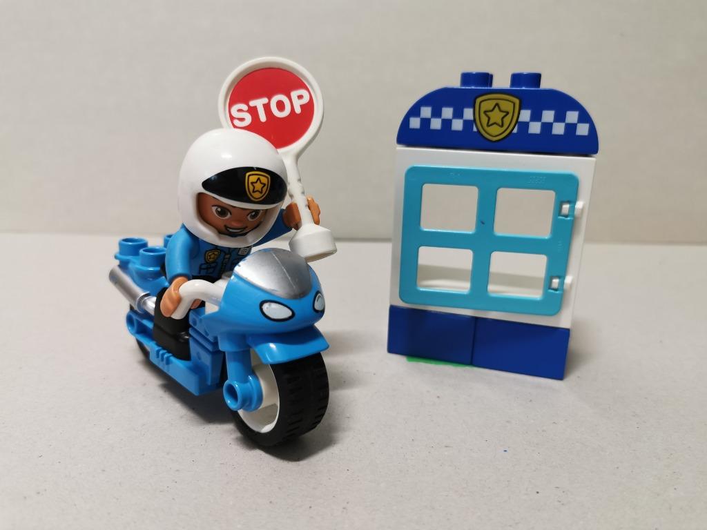 duplo 10900 - moto de police, Enlèvement ou Envoi, Utilisé, Ensemble complet, Duplo