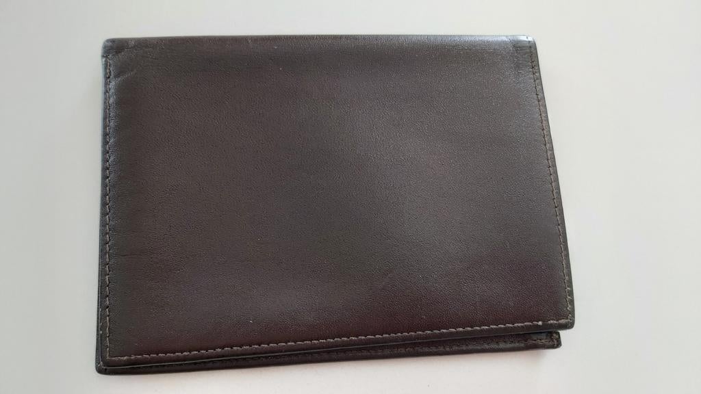 Portefeuille en cuir marron, Enlèvement ou Envoi, Comme neuf, Brun, Cuir