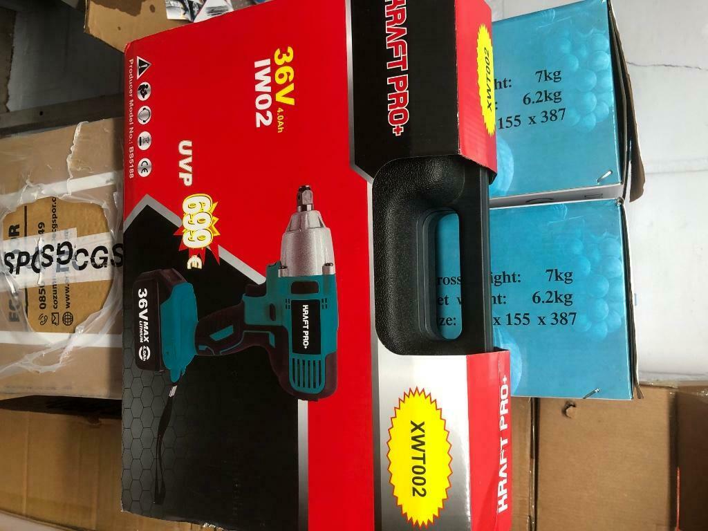 Slagmoersleutel + 2x accu + lader !!, Ophalen