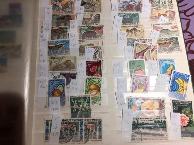 35 tal postzegels van Kameroen, Ophalen of Verzenden, Overige landen, Gestempeld