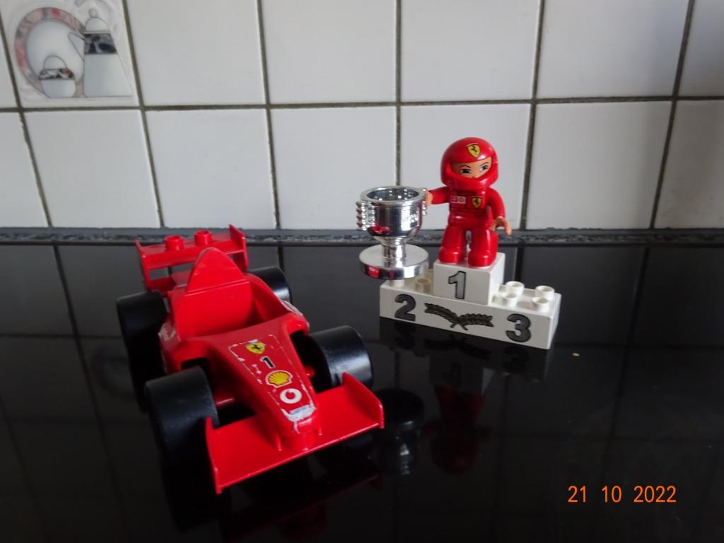 Lego Ferrari F1 Race Car - 4693*VOLLEDIG*, Kinderen en Baby's, Ophalen of Verzenden, Complete set, Duplo