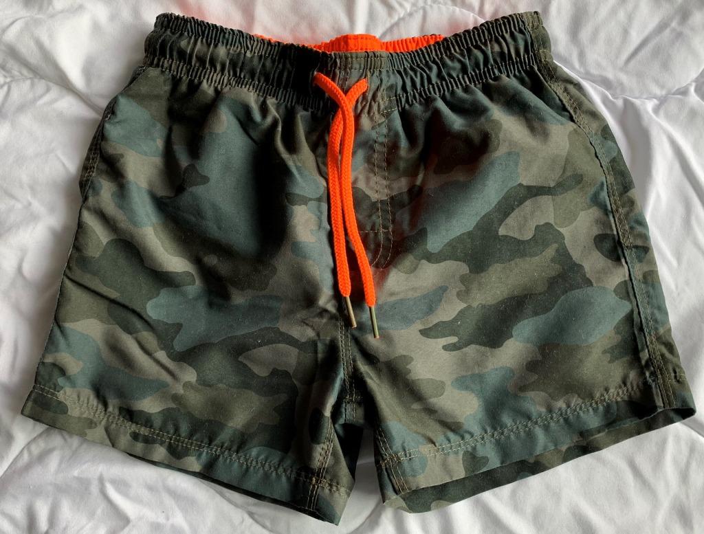 Zwembroek leger print Hema 110/116, Kinderen en Baby's, Gebruikt, Ophalen of Verzenden, Hema, Jongen
