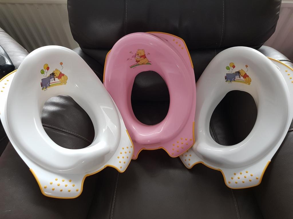 Reducteur toilette 3 exemplaires winnie l'ourson, Enlèvement ou Envoi, Comme neuf