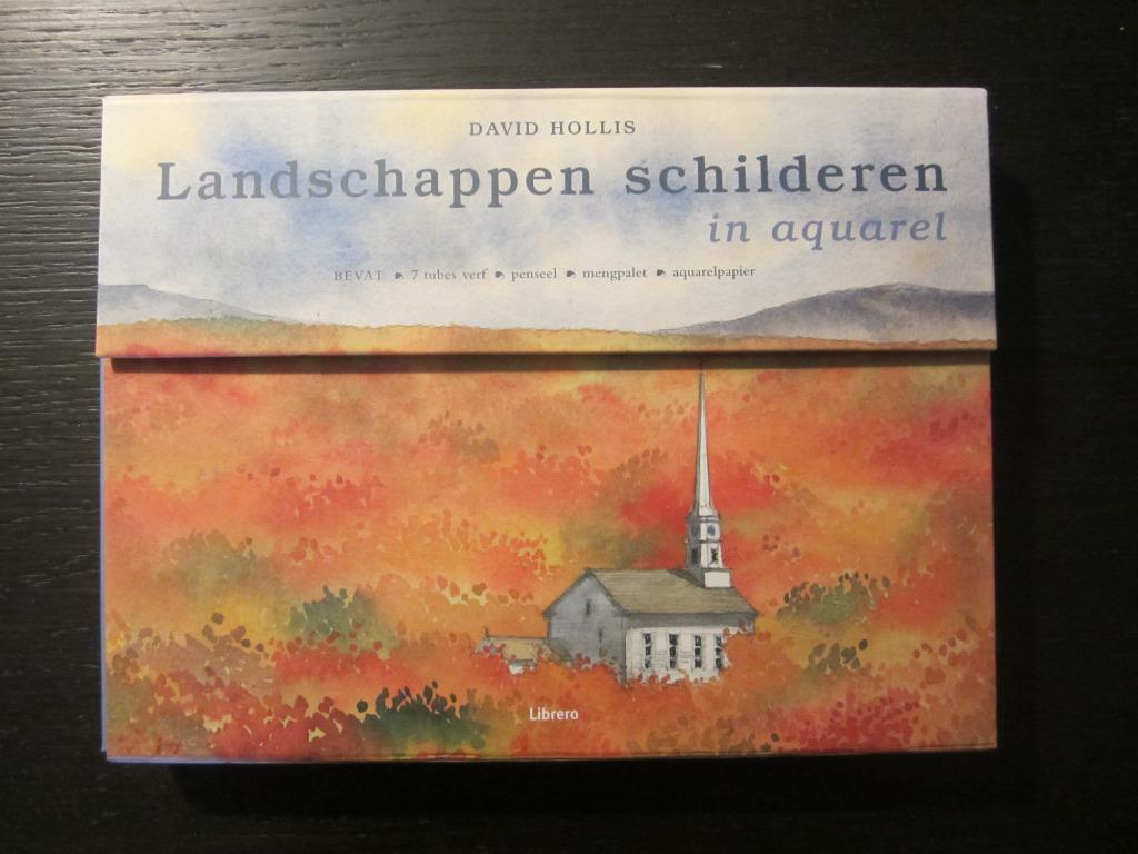 Landschappen schilderen in aquarel  -David Hollis-, Ophalen of Verzenden