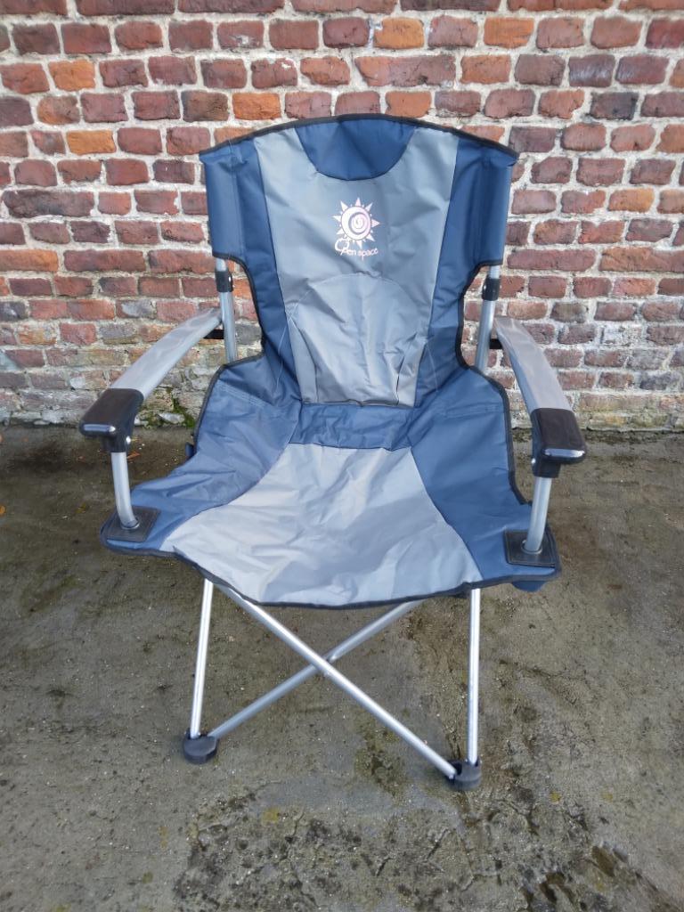 opvouwbare kampeer- en visstoel, Ophalen of Verzenden, Zo goed als nieuw, Campingstoel