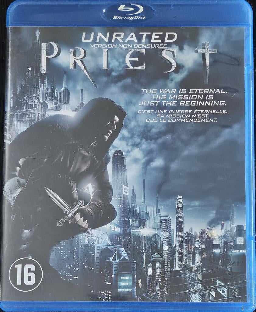 Priest (2011) Blu Ray, Ophalen of Verzenden, Zo goed als nieuw, Horror