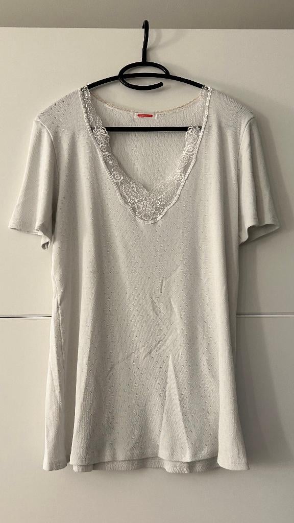 Damart Thermolactyl witte T-shirt, Manches courtes, Taille 46/48 (XL) ou plus grande, Enlèvement ou Envoi, Comme neuf