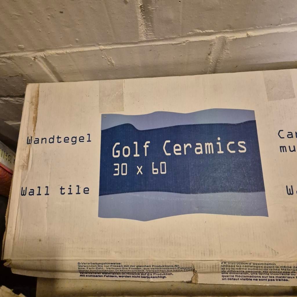 Carreaux de mur blanc GOLF CERAMICS 3060, Neuf