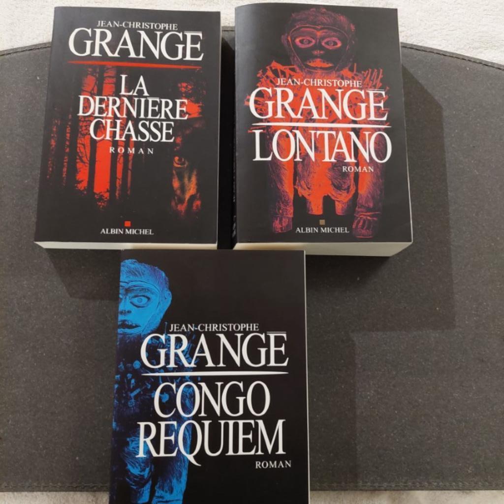 3 livres jean christophe GRANGE , grand format, Enlèvement ou Envoi, Comme neuf
