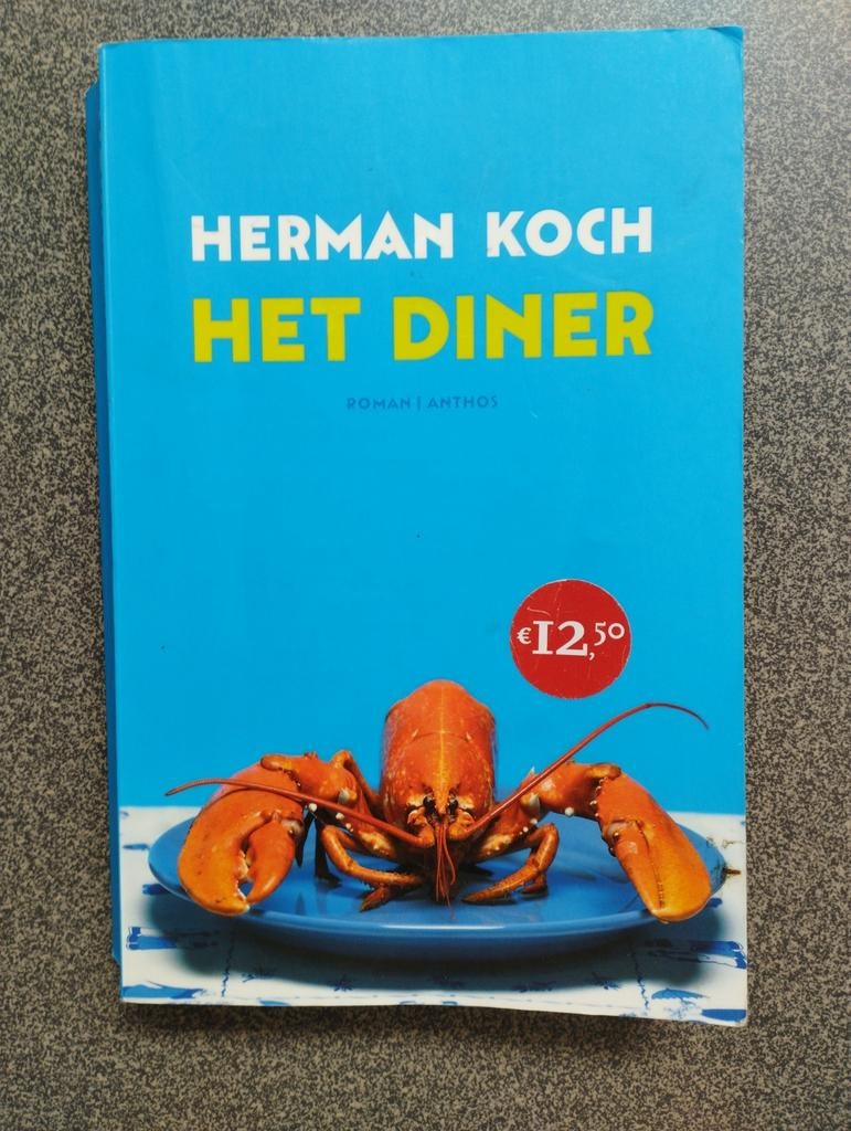 Boek het diner Herman Koch, Enlèvement ou Envoi, Comme neuf