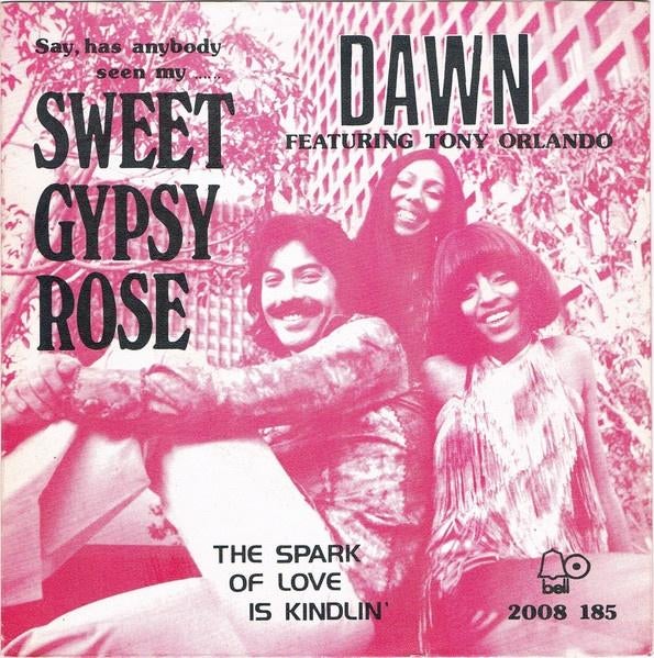 Dawn Feat. Tony Orlando - Sweet Gypsy Rose, Enlèvement ou Envoi, Comme neuf, Pop
