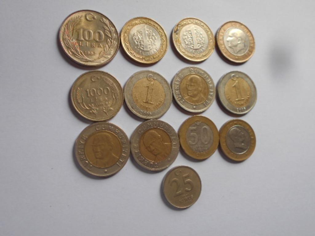 16 munten, turkije, Verzenden, Midden-Oosten, Losse munt