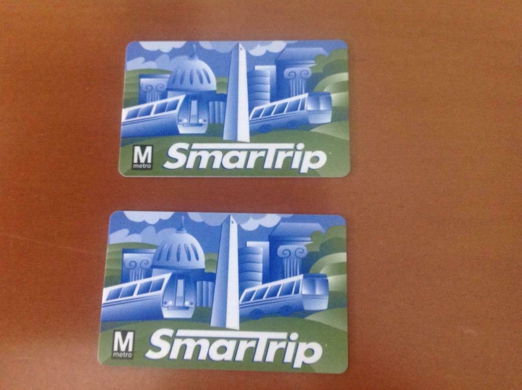 Herlaadbare kaart voor metro Washington