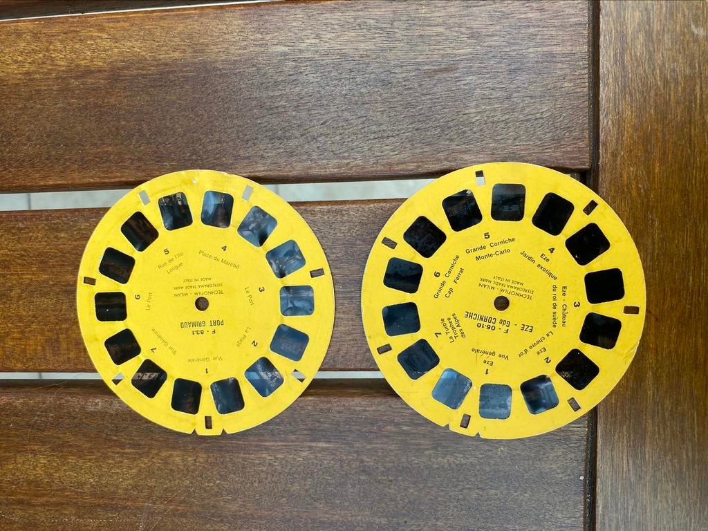 Viewmaster Grande Corniche/echternach/lac de garde, Enlèvement ou Envoi, Utilisé