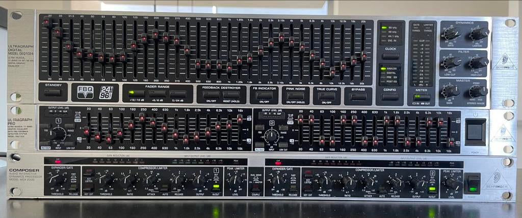 Behringer EQ’s en compressor, Enlèvement, Utilisé, Compresseur