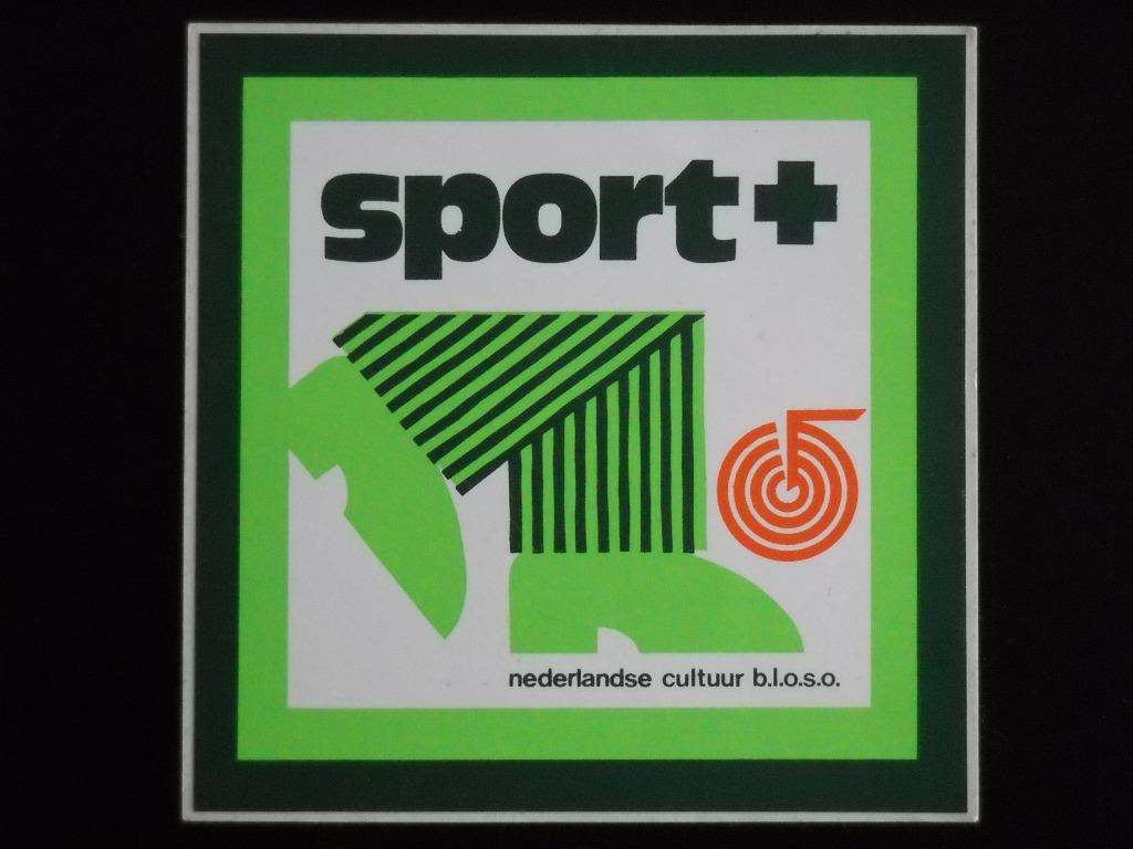 sticker Bloso Sport + Nederlandse cultuur, Verzamelen, Ophalen of Verzenden, Nieuw, Sport