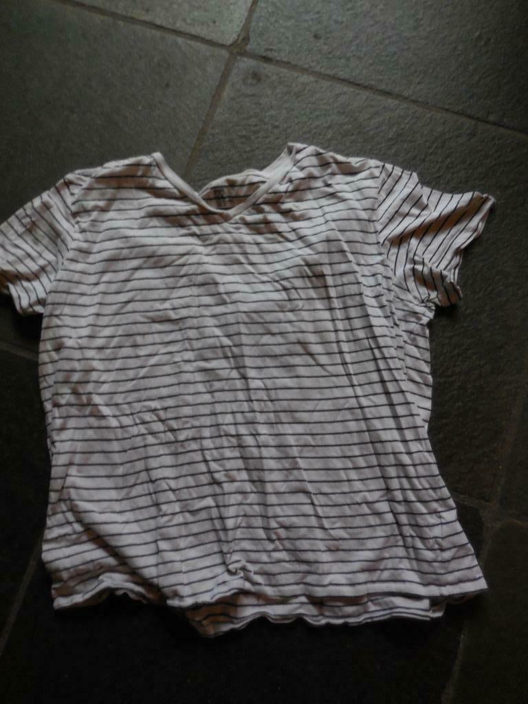 t-shirt dames XL gestreept, Ophalen of Verzenden, Gedragen, Maat 46/48 (XL) of groter, Korte mouw
