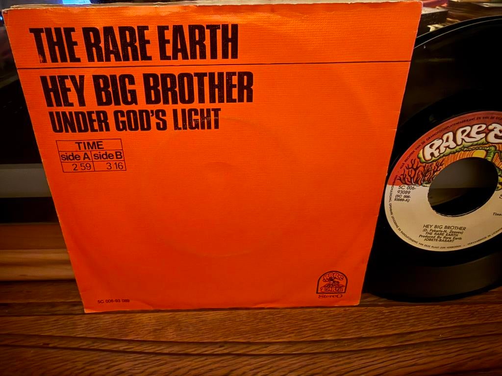 Hey Big Brother - Under God’s Light, 7 inch, Single, Ophalen of Verzenden, Zo goed als nieuw