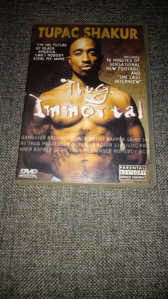 DVD 2Pac, Cd's en Dvd's, Ophalen of Verzenden, Gebruikt