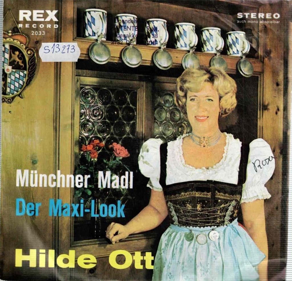 Vinyl, 7"   -   Hilde Ott – Münchner Madl / Der Maxi-Look, Enlèvement ou Envoi, Autres formats