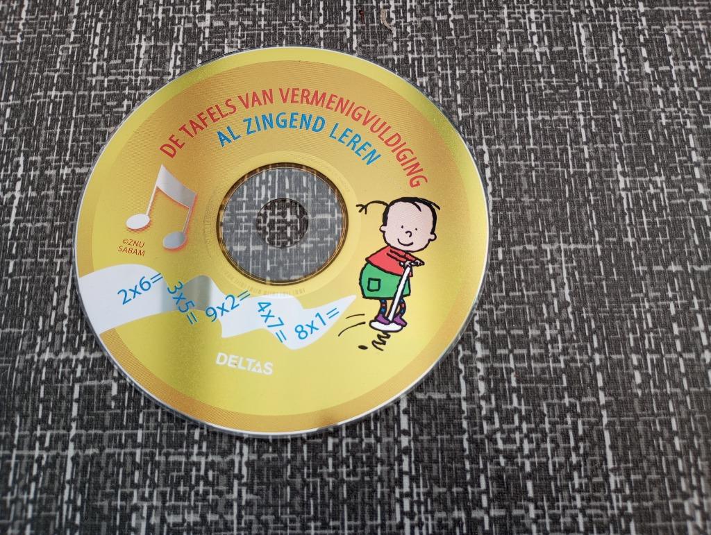 cd om de maaltafels aan te leren al zingend, Ophalen of Verzenden, Zo goed als nieuw, Rekenen