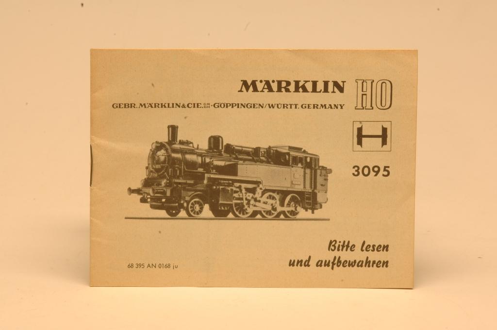 Märklin 3095 manuel, Enlèvement ou Envoi, Courant alternatif, Livre, Revue ou Catalogue, Utilisé
