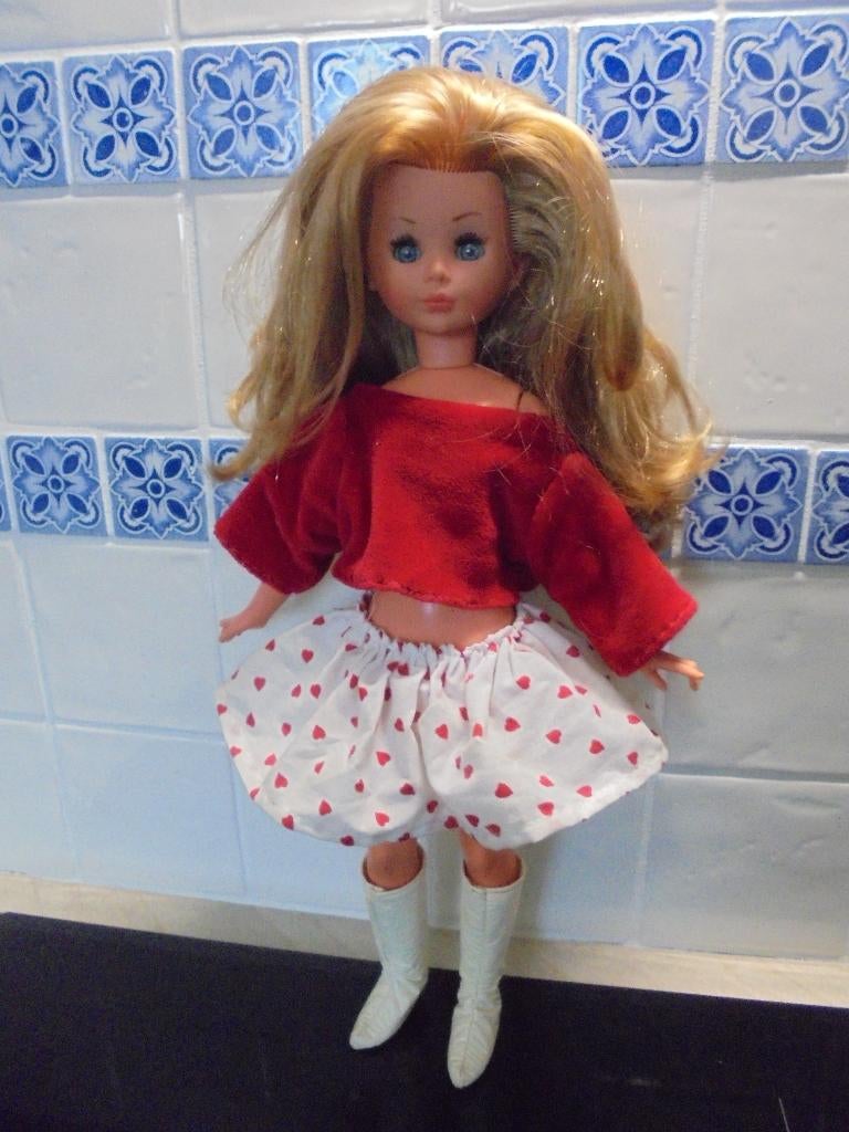 Pop / Corinne / Italocremona / 1971 / 37 cm, Enlèvement, Utilisé, Poupée