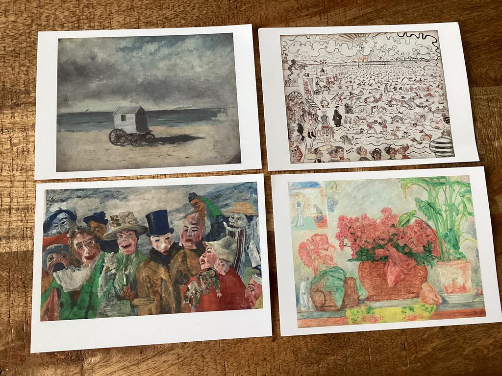 4 postkaarten ENSOR 2024 🎫, Verzamelen, Ophalen of Verzenden, Antwerpen