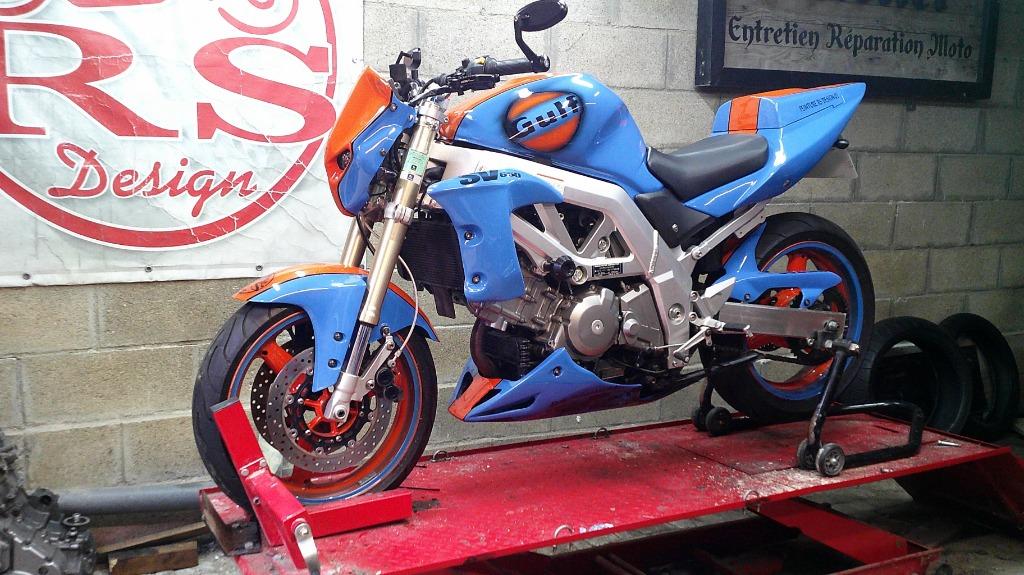 Suzuki SV 650-1000 injecteer rugschaal en tank, Motoren, Ophalen of Verzenden, Nieuw