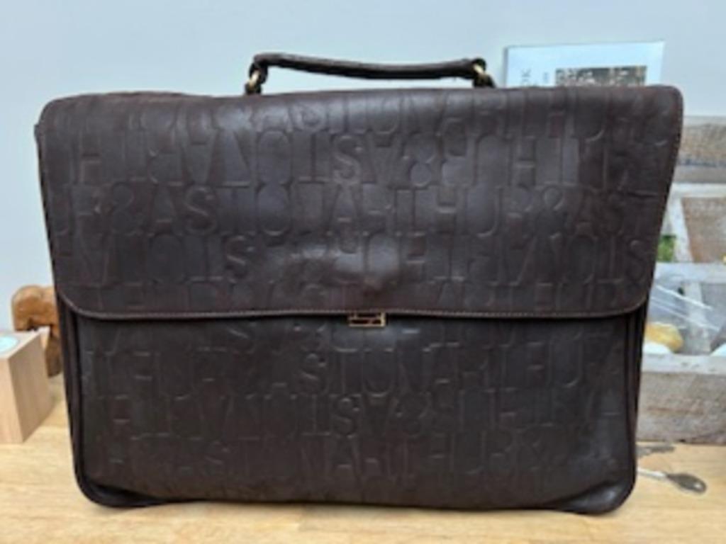 Lederen aktetas / computertas / laptoptas Arthur&Aston, Neuf, Autres marques, Cuir, Brun