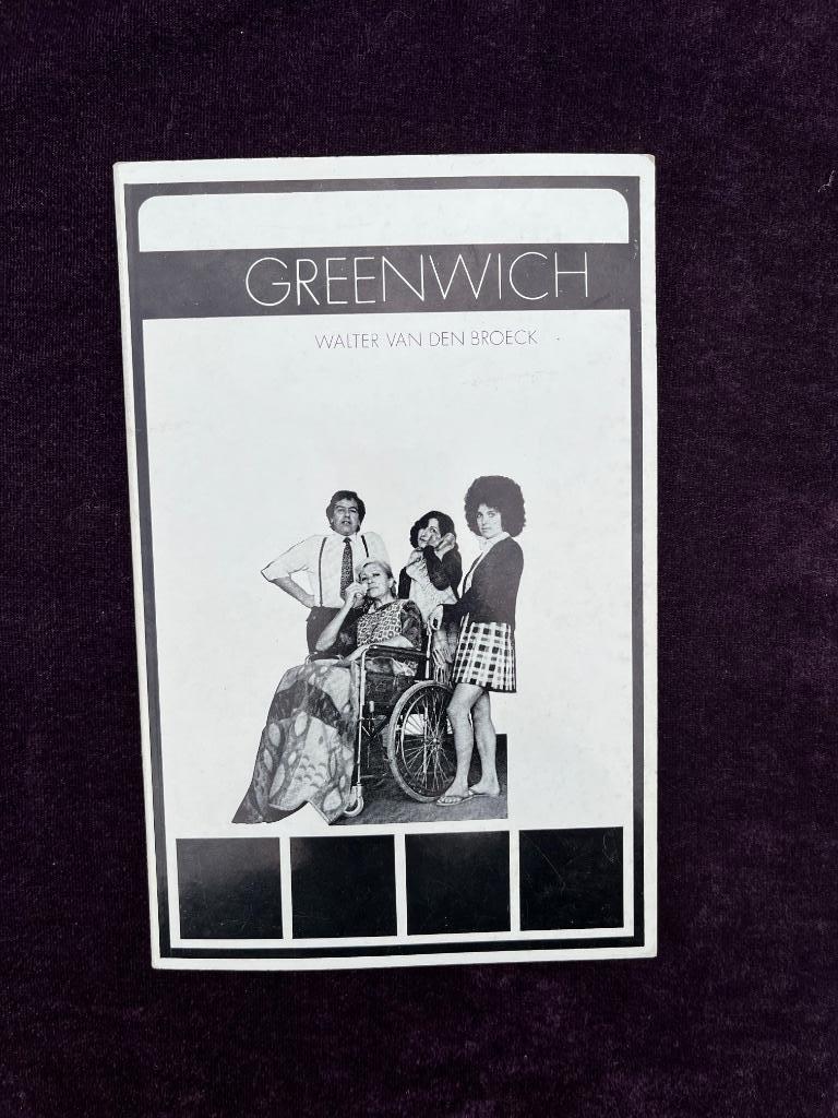 Toneel Greenwich v Walter Van Den Broeck, Boeken, Ophalen of Verzenden, Toneel