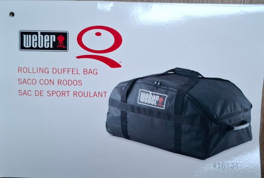 Hoes gas BBQ Weber Rolling Duffel Bag - NIEUW, Ophalen