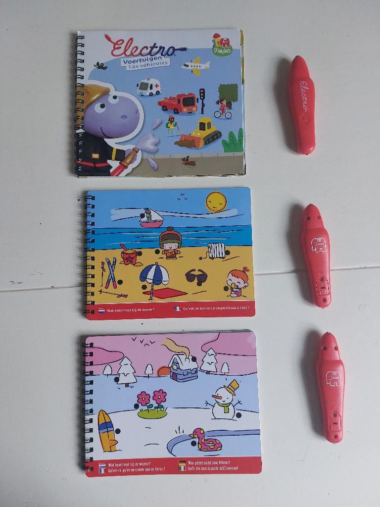 Jumbo Electro wonderpen + boekjes (x3), Ophalen, Gebruikt, Puzzelen, Met geluid