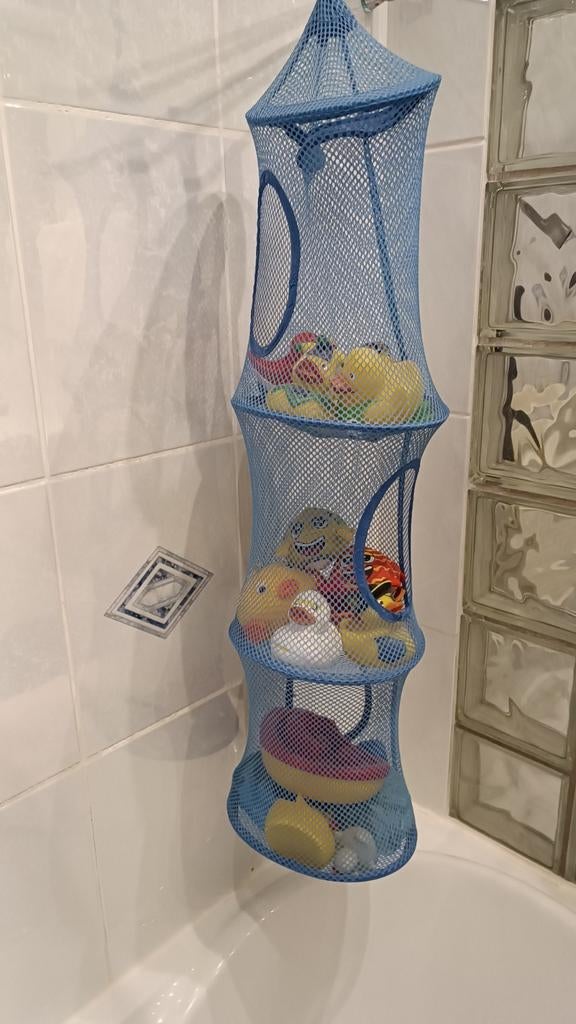 Filet suspendu avec 20 jouets de bain pour bébés et tout-pe, Enlèvement