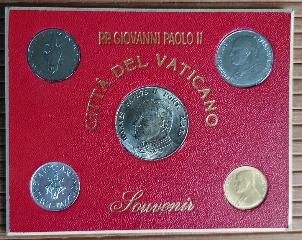Vaticaan munten set 1979 paus Johannes Paulus II, Postzegels en Munten, Ophalen of Verzenden, Italië, Setje